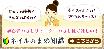 知っておきたいネイルのおはなし